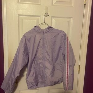 Charming Lilac Kids Raincoat / pants with Pink Accent